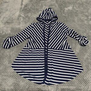 Sonoma Goods For Life Women's Striped Hooded Cardigan - Size M